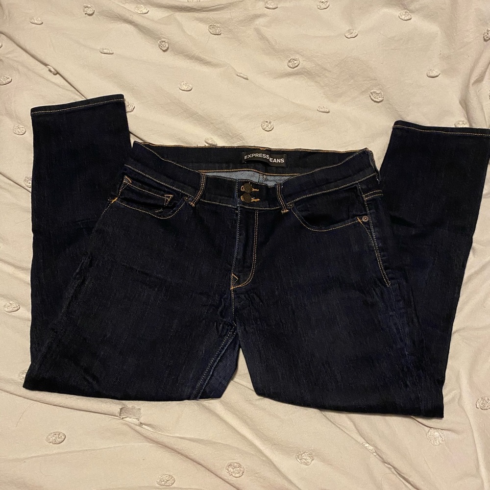 Dark blue Express jeans